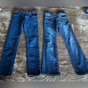 Place Women's Boot Cut Jeans in Deep Blue